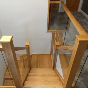 Oak Glass staircase