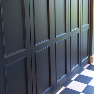 Custom home office desk and cabinetry in Alderley Edge