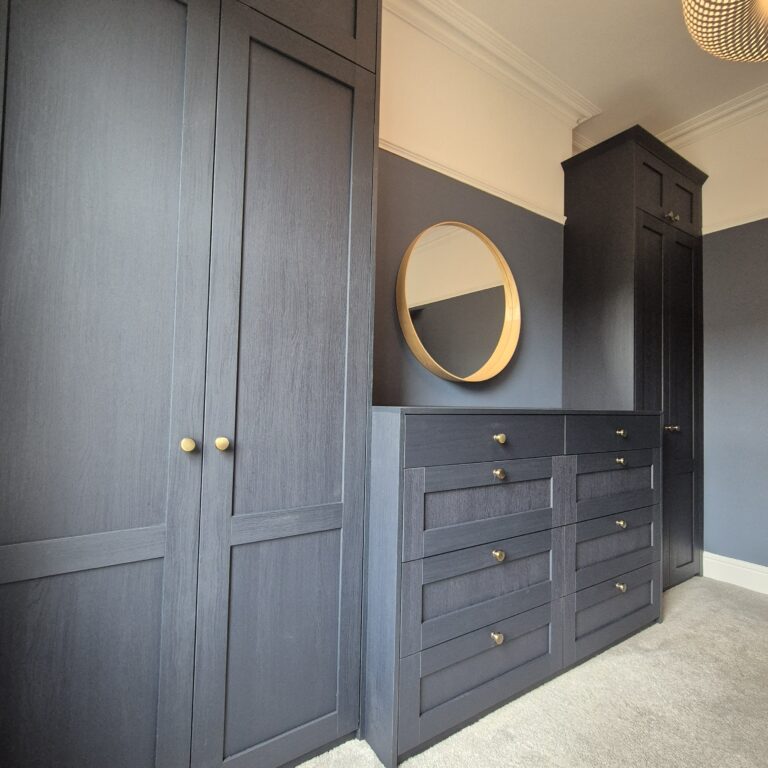 Shaker style fitted wardrobes in Wilmslow